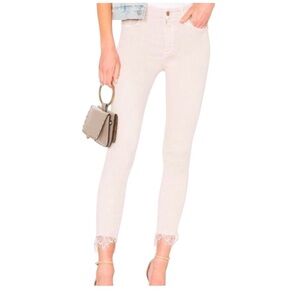 MOTHER Women's Skinny Jeans in Cream